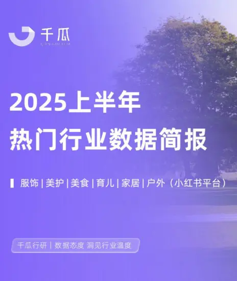 【千瓜数据】2025上半年热门行业数据简报（小红书平台）-MagSilo