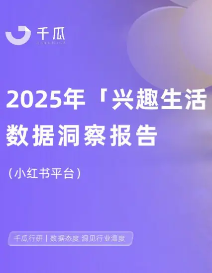 【千瓜数据】2025年「兴趣生活」数据洞察报告（小红书平台）-MagSilo