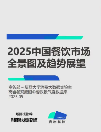 【复旦大学】2025年中国餐饮市场全景图及市场展望报告-MagSilo