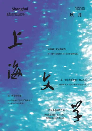 上海文学杂志-2025年第09期PDF电子版下载订阅-MagSilo