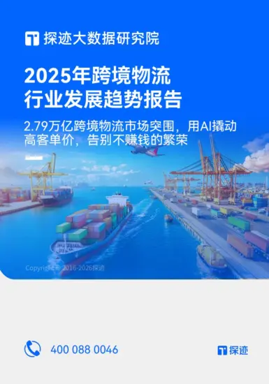【探迹科技】2025年跨境物流行业发展趋势报告-MagSilo